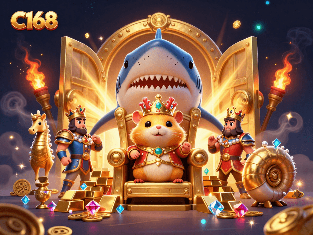 C168 invites players to win big with golden treasures and a thrilling gaming environment.