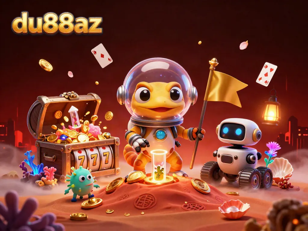 Engage with the thrilling gaming adventure of du88az as a Martian gecko discovers a golden casino.