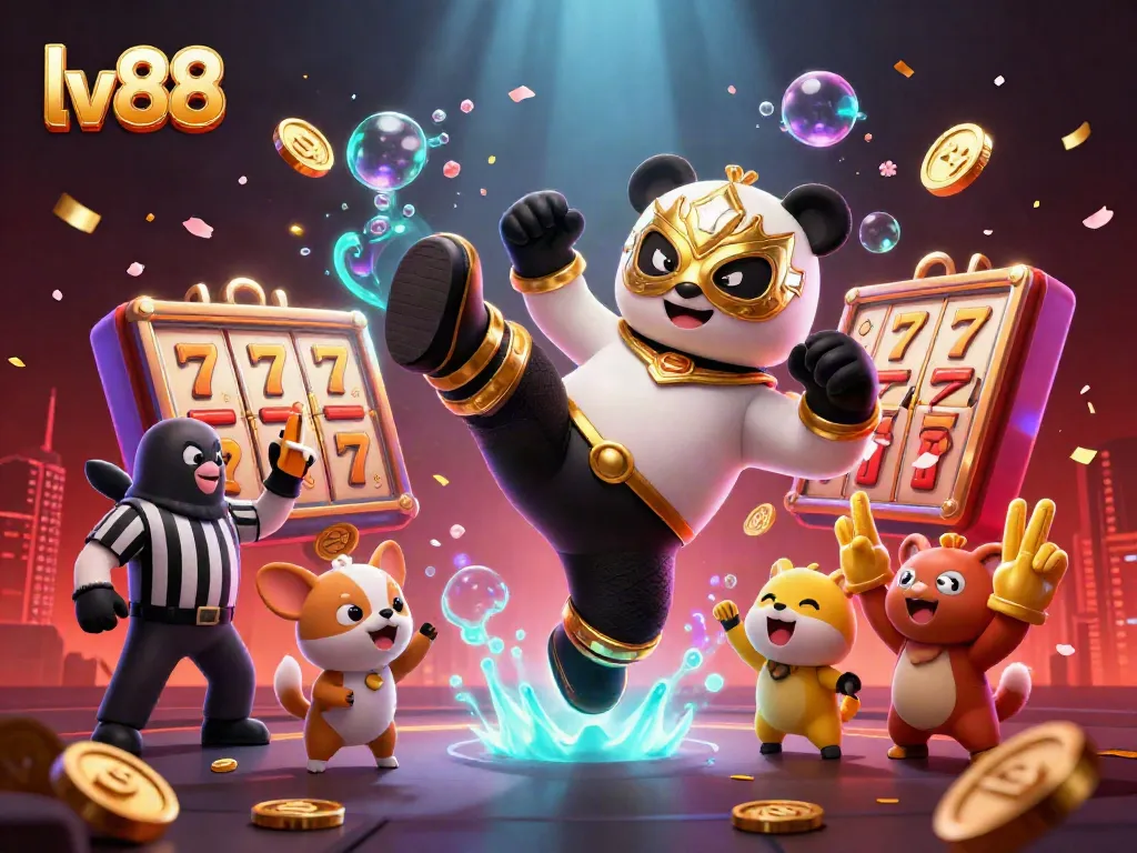 lv88 delivers immersive gaming experiences with lively illustrations showcasing casino excitement.