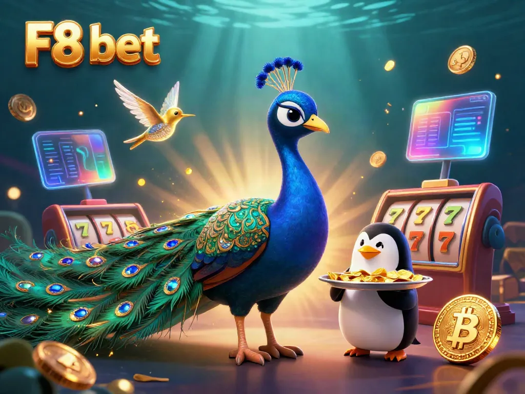 Engage in exciting gameplay with F8 bet, featuring vibrant casino elements and characters.