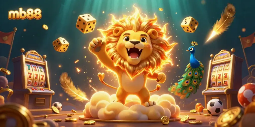 Experience thrilling wins at mb88 with vibrant characters, slot machines, and dynamic casino elements.