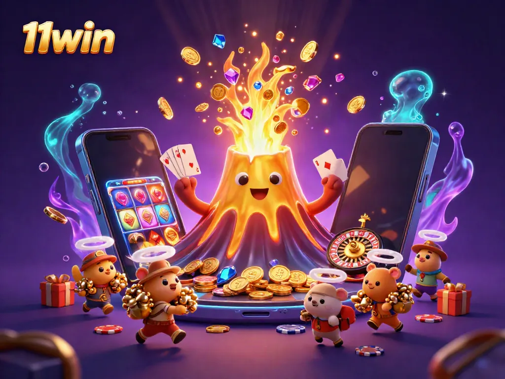 Experience the thrill of winning at 11win with a vibrant, treasure-filled casino adventure.