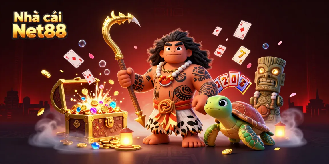 Engage in thrilling gameplay at Nhà cái Net88 with colorful slot reels and vibrant graphics.