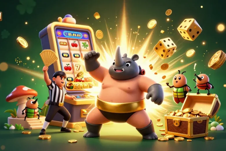 Experience thrilling wins with the vibrant 456bd casino scene filled with soaring coins and exciting games.