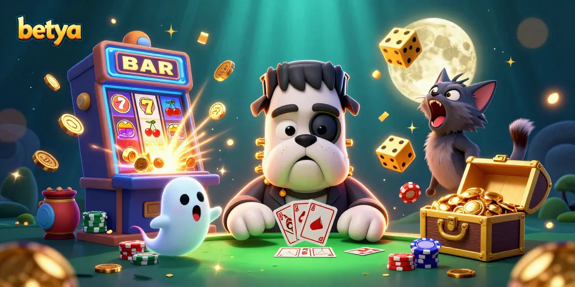Experience thrilling gaming at betya with 3D characters and vibrant casino elements.